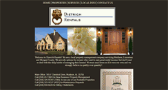 Desktop Screenshot of dietrichrentals.com